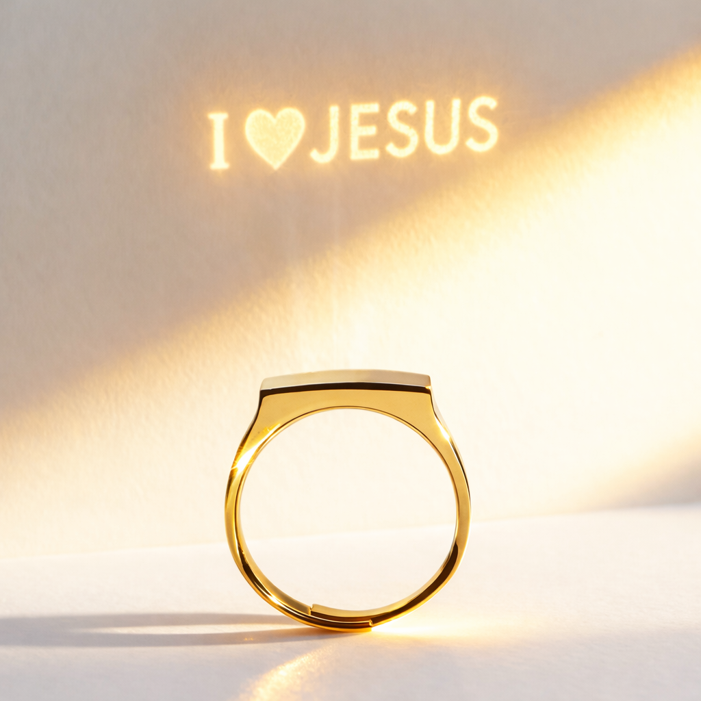 I LOVE JESUS Ring