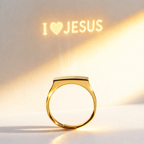 I LOVE JESUS Ring
